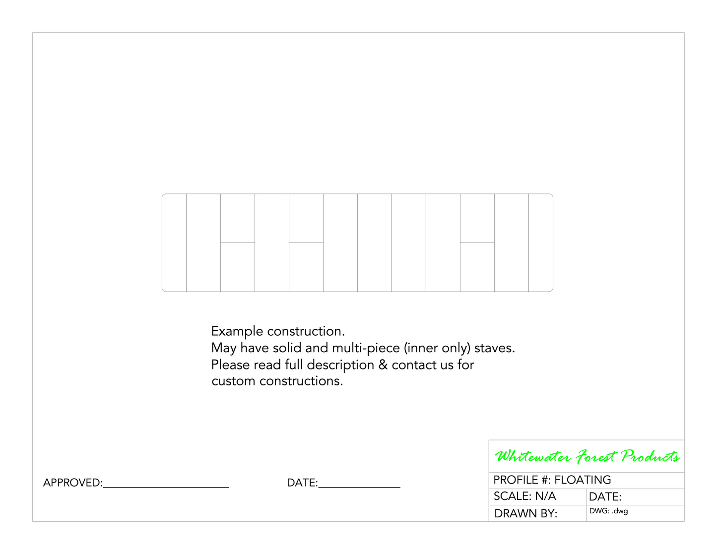 3.5 in. x 12 in. Thick Floating Stair Treads