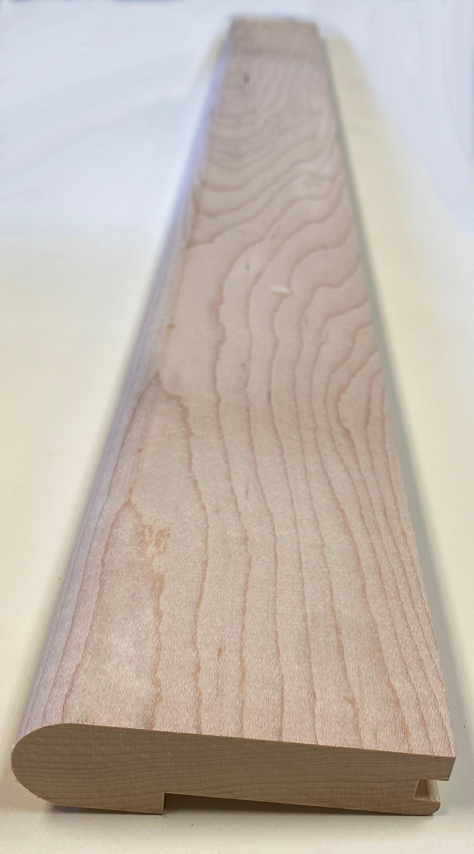 Factory Second Stair Nosing - 1 in. x 3.5 in. x 48 in. - Whitewater Forest Products