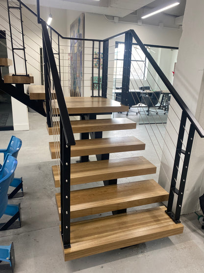 3 in. x 11.25 in. Thick Floating Stair Treads